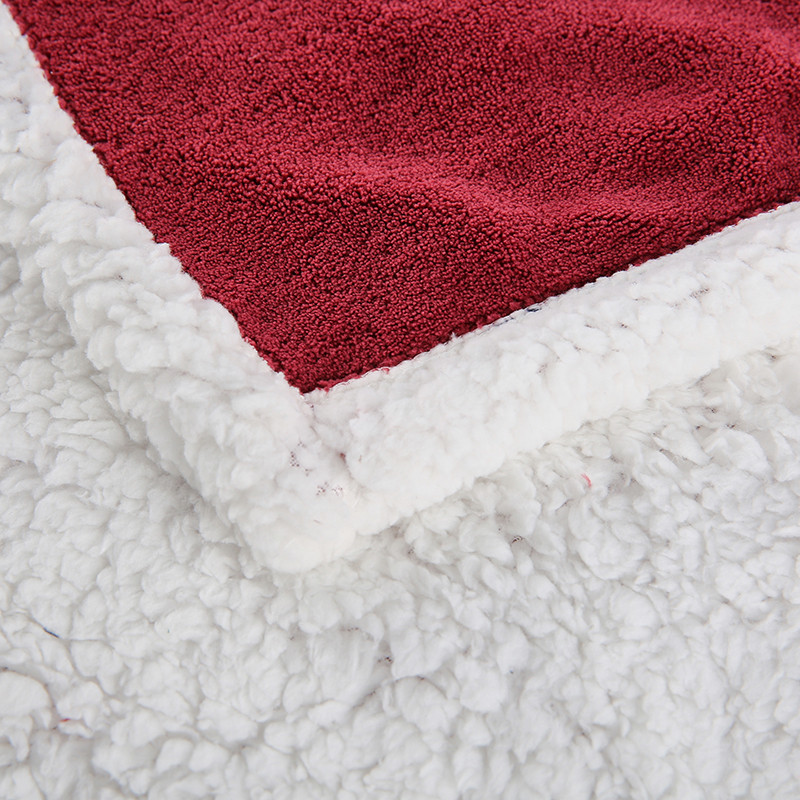 280gsm 100 polyester printed soft feeling Flannel blanket (5)