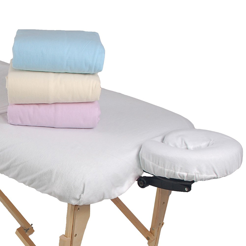 Factory Wholesale Solid Color 3pcs Microfiber Massage Table Sheet Set (7)